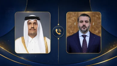الشيباني ورئيس الوزراء القطري