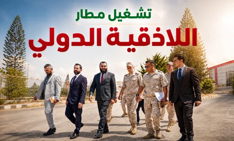 ترتيبات تسليم وتشغيل مطار اللاذقية الدولي