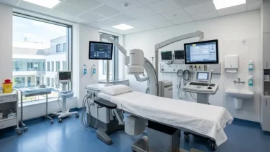 جهاز تفتيت الحصيات المتطور في مستشفى بانياس الوطني لتوفير الرعاية الطبية.