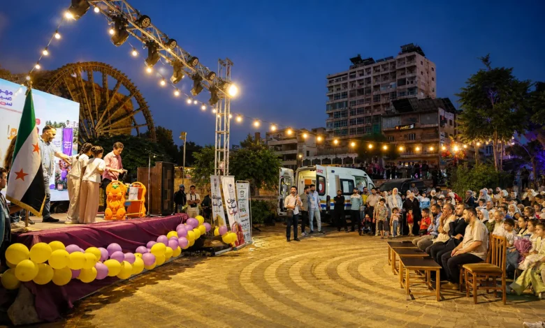 مهرجان صيف سوريا في حماة: عروض مبهرة ومفاجآت للأطفال