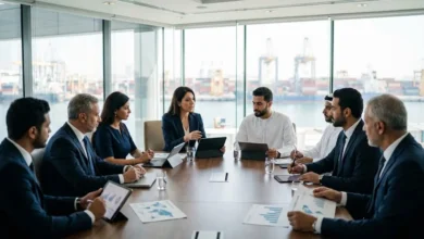 اجتماع عمل استراتيجي لممثلي قطاعات مجلس المصدرين السوريين لمناقشة خطط التصدير والتجارة الخارجية.