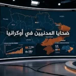 إحصائيات ضحايا المدنيين في أوكرانيا خلال شهر تموز حسب تقرير الأمم المتحدة.