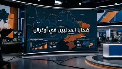 إحصائيات ضحايا المدنيين في أوكرانيا خلال شهر تموز حسب تقرير الأمم المتحدة.