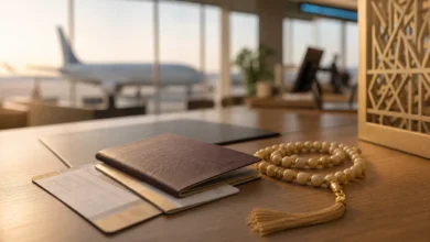 إعفاء الحجاج والمعتمرين السوريين من رسوم الإقامة في السعودية - وثائق سفر وجواز سفر على مكتب مكتبي